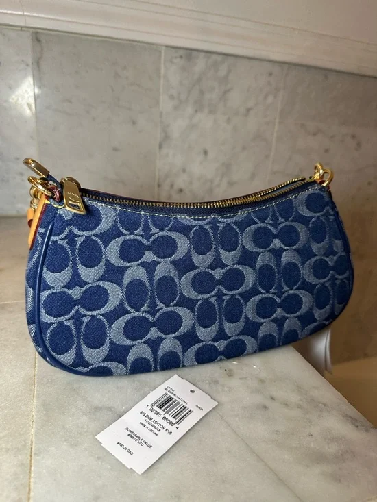 Coach Ashton Bag In Signature Denim - Picture 2 of 8